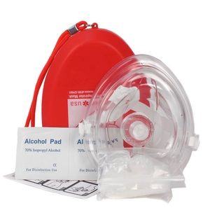 First Aid CPR Rescue Mask, Pocket Resuscitator NWT